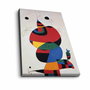 Wallity Lienzo Decorativo Joan Miró Mujer, pájaro, estrella 45 x 70 cm